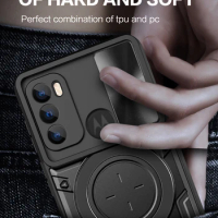 Slide Lens Protective Funda For Motorola Moto G60 Case Magnetic Stand Cover For Motorola Moto G60 G 60 Armor Case 6.78''