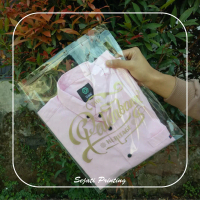 Sejati Print (Isi 100 pcs) Sablon Plastik OPP 40 Micron 30x35cm Harga 100 Lembar Bening Custom Desig
