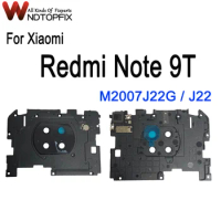 Note 9t Motherboard Cover For Xiaomi Redmi Note 9T Back Frame Shell Mainboard Holder With Camera Lens Frame Replacement Parts