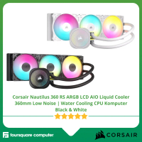 Corsair Nautilus 360 RS ARGB LCD AIO Liquid Cooler 360mm Low Noise | Water Cooling CPU Komputer Blac