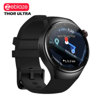 Zeblaze Thor Ultra 4G LTE Smart Watch Phone 1.43'' AMOLED Display Screen Android 8.1 Quad Core Smartwatch GPS WIFI 2GB 16GB