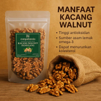 KACANG WALNUT PANGGANG PREMIUM - ROASTED WALNUT