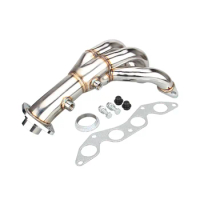 Car modified stainless steel exhaust manifold for Honda Civic 01-05 DX/LX EM/ES D17A