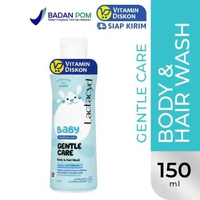 LACTACYD BABY BODY AND HAIR WASH GENTLE CARE | SABUN & SHAMPOO BAYI 2IN1, NEWBORN, KULIT BAYI SENSIT