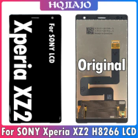 5.7" Original For Sony Xperia XZ2 LCD Display Touch Screen Digitizer For Sony XZ2 LCD Screen H8296 H8216 H8266 Repair Parts