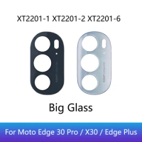 Original Rear Back Camera Glass Lens For Motorola Edge 30 Pro / X30 / Edge Plus 2022 Replacement XT2201-1 XT2201-2 XT2201-6