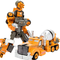 KAIYU ใหม่5 IN 1การเปลี่ยนแปลงของเล่นเย็น Devastator หุ่นยนต์รถ Combiner วิศวกรรมรถบรรทุกเด็กเด็กของขวัญ