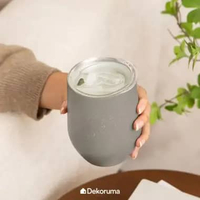 Dekoruma TAMAGO Tumbler Stainless Steel Tahan Panas dan Dingin / Mug Gelas Kopi Grey