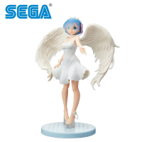 日本正版 雷姆 鬼天使Ver. 公仔 模型 21cm 白天使 天使 Rem 從零開始的異世界生活 SEGA - 305070