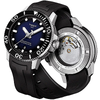TISSOT天梭 Seastar 1000 海洋之星潛水專業機械錶-藍/43mm