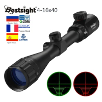 4-16X40 AOEG Optics Riflescope Red&amp;Green Dot Illuminated Sight Rifle Scope Sniper Gear For Hunting Scope Airsoft Rifle