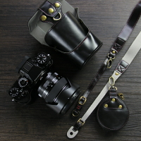 適用富士X-T5相機包Fujifilm xt4相機套xt5保護皮套復古單肩包