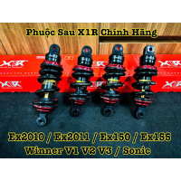 Phuộc Sau X1R Dành Cho Ex2010 / Ex2011 / Ex150 / Ex155 / Winner / Sonic ( Đen Ty Vàng ) Đúng Hàng Ch