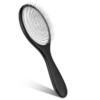 Metal Hair Brush Wire Cushion Brush Paddle Detangler Brush Stainless Steel Bristles Hairbrush for Wo