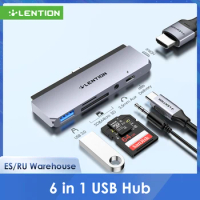 Lention USB C Hub Type C to 4K HDMI PD USB 3.0 Card Reader Adapter for 2021 New iPad Pro USB C Multi-Port HUB Type C Adapter