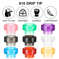 1piece 810 Drip Tip Connector Tips Cover Resin Coffee Machine Fitting Replacement Standardice Bore Wide Function Multi Accessory