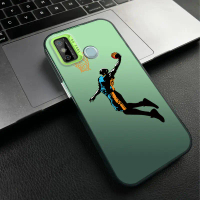 เคสโทรศัพท์สำหรับ TECNO TECNO SPARK6 GO Air Jordan กึ่งโปร่งใส บางเฉียบ ฝ้า