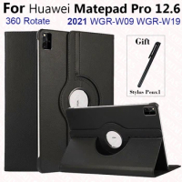 For Huawei Matepad Pro 12.6 Case WGR-W09 WGR-W19 360 Degree Rotating Cover for Huawei Matepad Mate Pro 12.6 2021 Tablet case