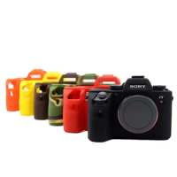 A7III Soft Silicone Rubber Camera Protective Body Case Cover For Sony A7 III A7RIII A7III A7M3 A7R3 Camera Bag