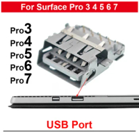 Original New For Microsoft Surface Pro 6 5 7 4 3 Pro4 Pro5 USB Port Charging Dock Replacement Repair Parts