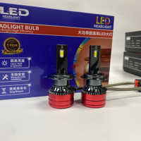 汽車LED大燈刀鋒超白光H11 H3 LED大燈超亮聚光H4 H79005H1通用改【Snowbelle優選】