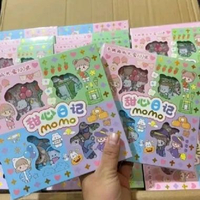 100 lembar stiker momo anti air pcs rekatnya kuat karakter lucu