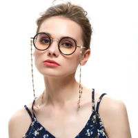 【Sayaka 紗彌佳】眼鏡鍊 防丟 口罩 歐美時尚十字架造型太陽眼鏡鏤空金屬鍊防滑鍊