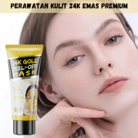 Masker Peel Off Emas 24K KORMESIC Hitam Komedo obat flek wajah jerawat perawatan jerawat pembersih w