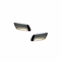 【IDFR】Benz 賓士 GLA X156 2014~2017 鍍鉻銀 噴水蓋 洗燈器蓋 外蓋飾貼(噴水蓋外蓋 洗燈器蓋外蓋)