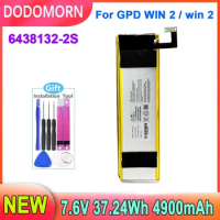 DODOMORN New Tablet Battery 6438132-2S For GPD WIN 2 WIN2 Handheld Gaming Laptop