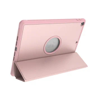 Tablet Case Waterproof Dustproof Drop-Proof Scratch-Resistant Soft Stand for iPad 8Th 2020 / 7Th 2019 10.2 Inch,Pink
