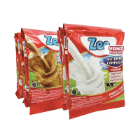 Zee Susu Bubuk Coklat, Vanila Renceng - Netto 10 sct x 39 gr