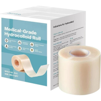 Hydrocolloid Roll Grade Hydrocolloid Roll 5 x 5 cm Breathable Hydrocolloid Dressing Silicone Scar Pl