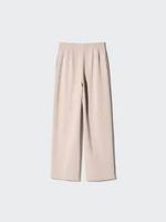 UNIQLO Celana Panjang Lurus wanita Double Face Stretch Straight Pants PINK M