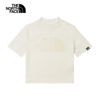 【The North Face】北面UE女款白色吸濕排汗舒適透氣短袖T恤｜886AFN4