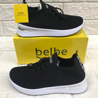 Sepatu Sneakers Belbe Tali Wanita Import Terbaru Warna Hitam Tanpa Hak