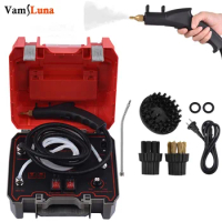 2500W Electric Steam Cleaner High Pressure Temperature Sterilization Steamer For Car Home Steam Gun