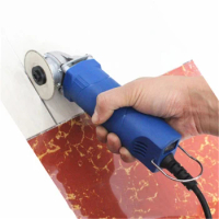 DIY Electric Angle Grinder 165W 75mm Variable Speed 3000-14000RPM Toolless Guard for Cutting Grinding Metal or Stone Work