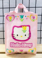【震撼精品百貨】Hello Kitty 凱蒂貓~日本SANRIO三麗鷗KITTY防水迷你手提袋-粉底鬱金香*11787