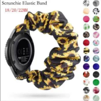 20 22mm Scrunchies Elastic Watch band For samsung galaxy watch 46mm active 2 42mm huawei watch GT2 Strap gear s3 amazfit bip