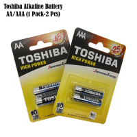 Toshiba Genuine Japan Long Lasting High Power Energy Saving Powerful Alkaline AA & AAA Battery Bater