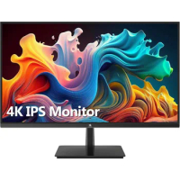 4K Monitor, 28inch IPS Monitor Ultra HD 3840x2160 IPS Gaming Monitor, 300 cd/m², 60Hz Refresh Rate, 4ms Response Time