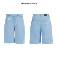 Quần jean lửng ống rộng Peekaboo star Uncomnon sons