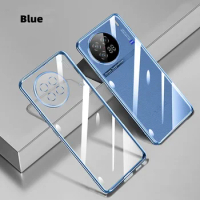For vivo X90 Pro Plus Case Luxury Electroplated Clear Case For vivo X90 X80 X70 Camera Protection Shockproof Cover VIVoX90 Funda