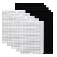 5 Set Hepa Filter And Carbon Cotton Air Purifier Spare Parts For Honeywell HPA300 Air Purifier