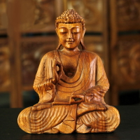 壁虎屋佛像居家供奉佛教飾品手工木雕印尼進口佛堂家居擺件工藝品