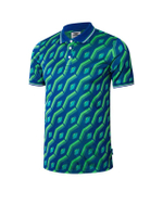 เสื้อโปโลผู้ชาย Jacquard สีเขียว - UM126AP371DVTH
