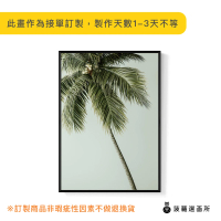 【菠蘿選畫所】慵懶的棕櫚-50x70cm(畫/餐廳掛畫/棕櫚/Chill/北歐風/現代畫/複製畫)
