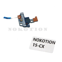 DPK54 LS-F844P For HP TPN-C133 Pavilion Gaming 15-CX Series Power board button switch on off with Cable