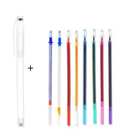 Cross Stitch Water Soluble Pen Set Water Automatic Erasing Pen Marker Water-Soluble Refill Fabric Markers DIY Sewing Accessories